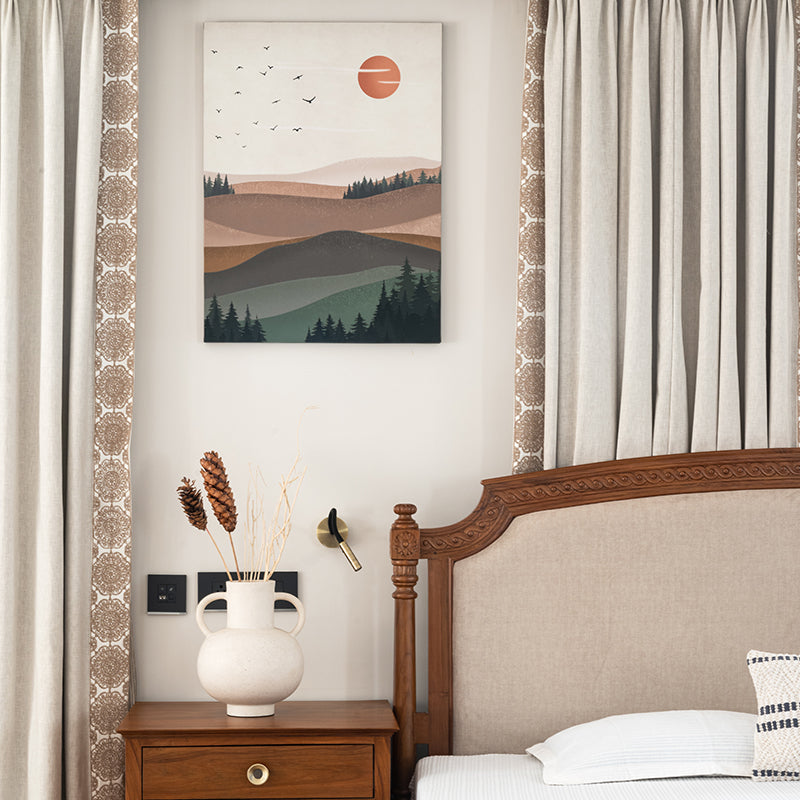 Serene View 2 Scandinavian Canvas Wall Art Print