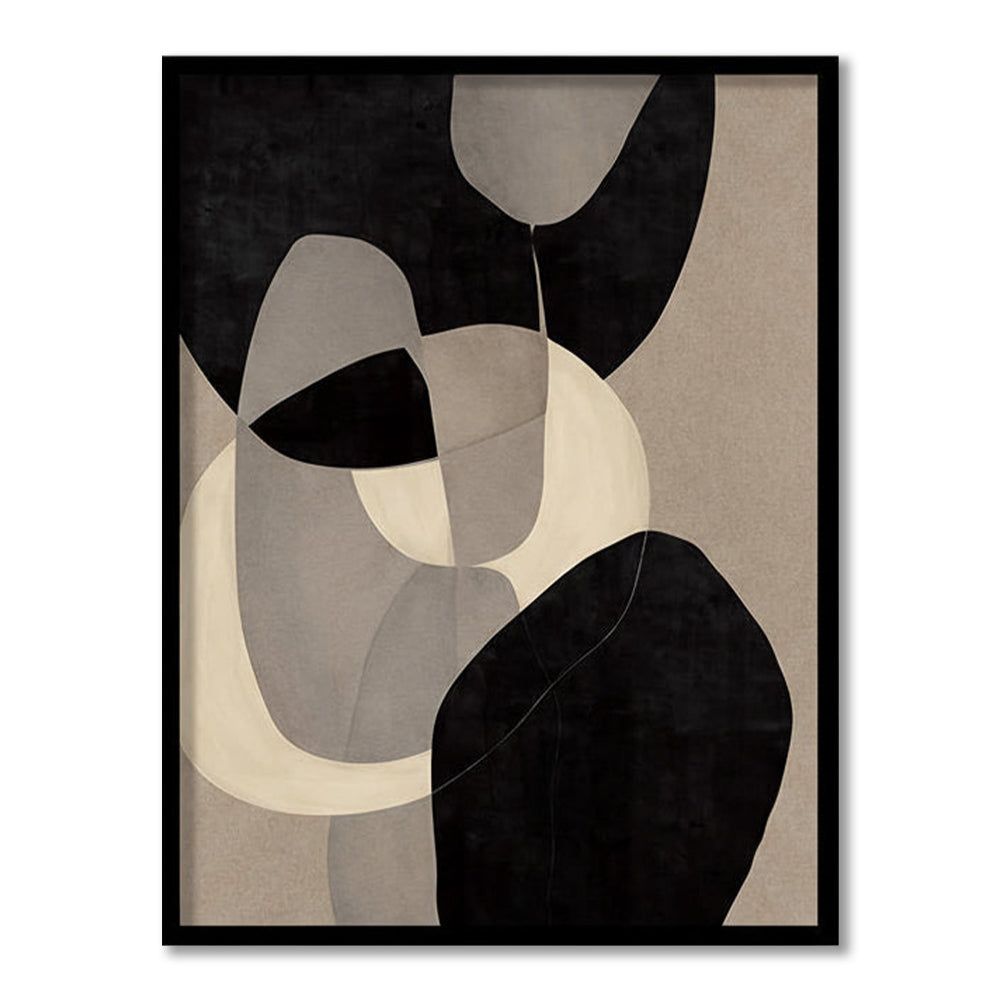 Structured Chaos  | Abstract | Black & White Canvas Painting for Wall | Wall Decor | Wall Painting