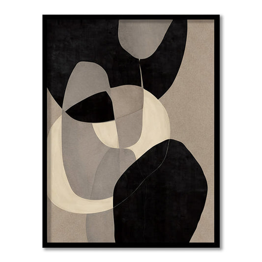 Structured Chaos  | Abstract | Black & White Canvas Painting for Wall | Wall Decor | Wall Painting