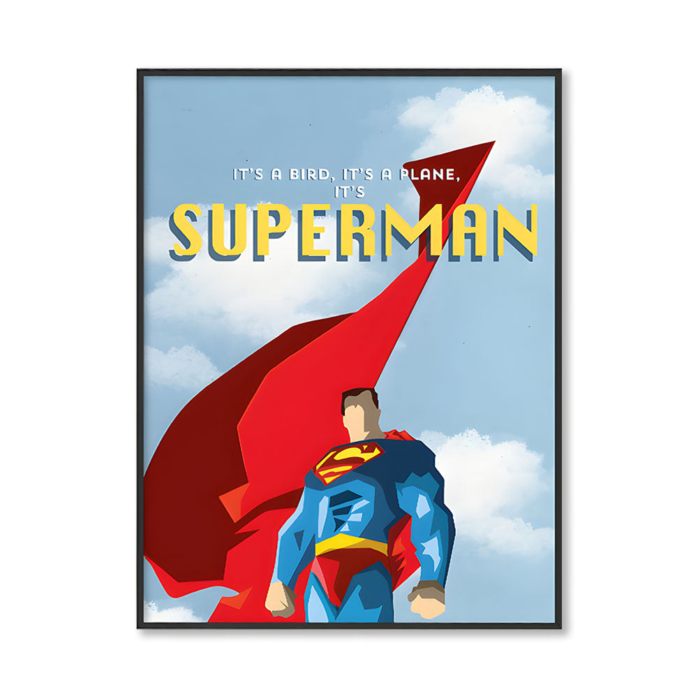 Superman Pop Artwork Canvas Print for Wall