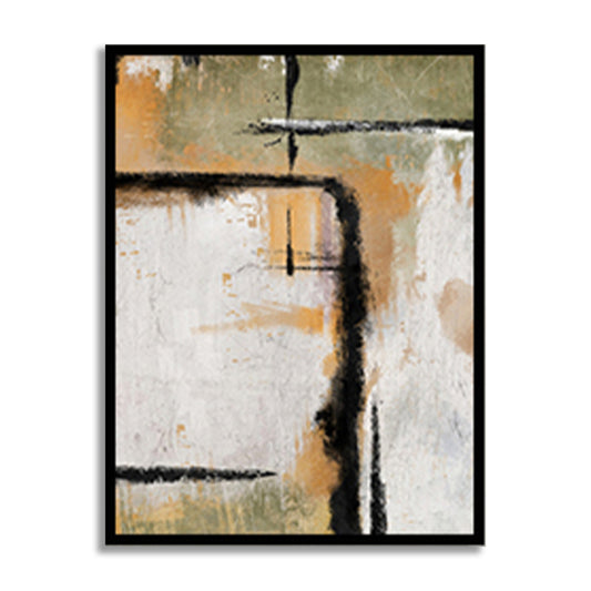 Tangerine Textures 2 Wall Art | Abstract Canvas Painting for Wall | Wall Decor | Wall Painting