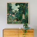 The Equatorial Jungle (1909) by Henri - Famous Painting Canvas Print