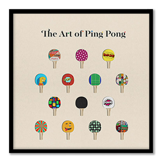 The Art Of Ping Pong 2 Pop Artwork Canvas Print for Wall