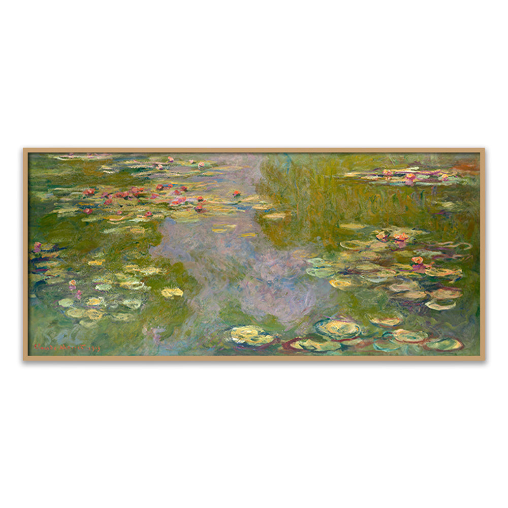 Water Lilies by Claude - Famous Painting Canvas Print