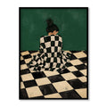 The Quiet Corner Abstract Canvas Art Print for Wall