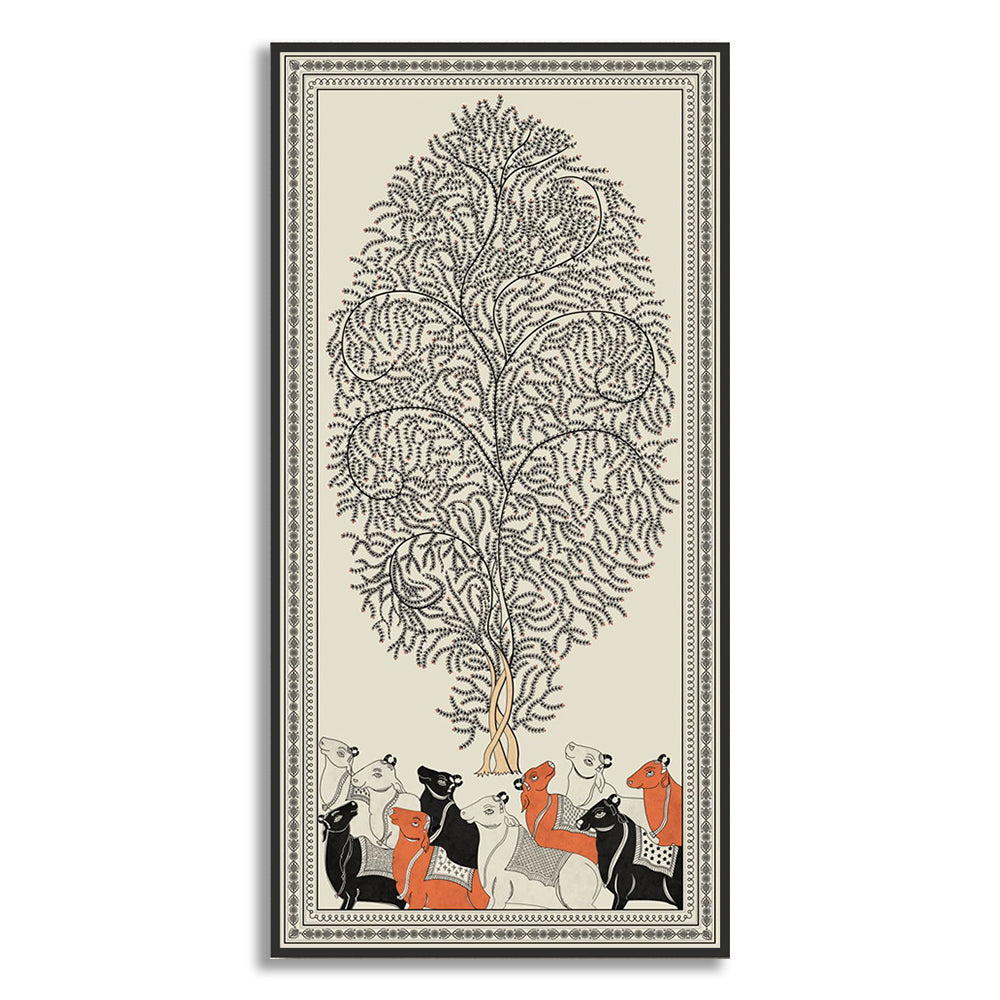 Timeless Tapestry Traditional Artwork Canvas Print for Wall