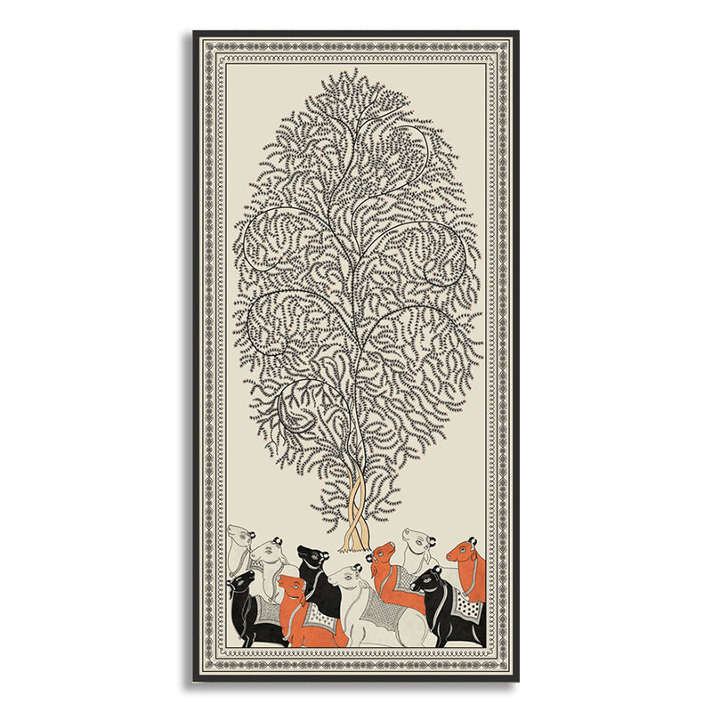 Timeless Tapestry Traditional Artwork Canvas Print for Wall