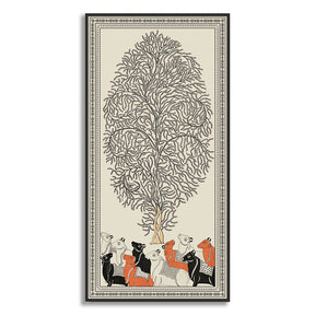 Timeless Tapestry Traditional Artwork Canvas Print for Wall