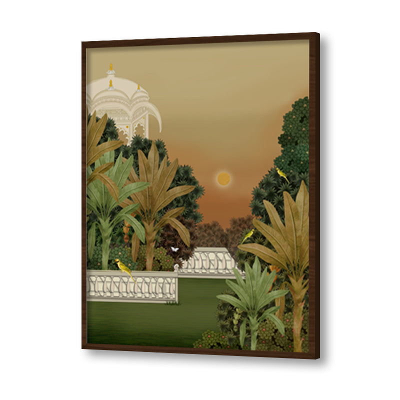 Bagicha - Set of 2 Traditional Artwork Canvas Print for Wall