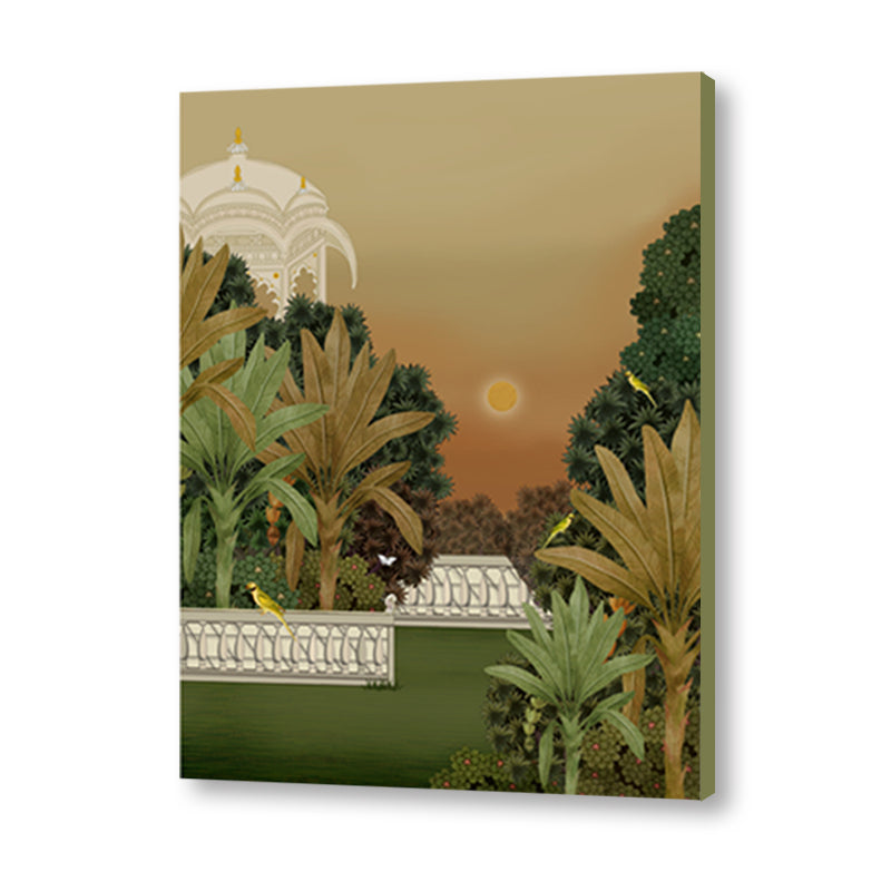 Bagicha - Set of 2 Traditional Artwork Canvas Print for Wall