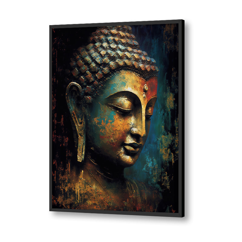 Buddha 6 Traditional Artwork Canvas Print for Wall