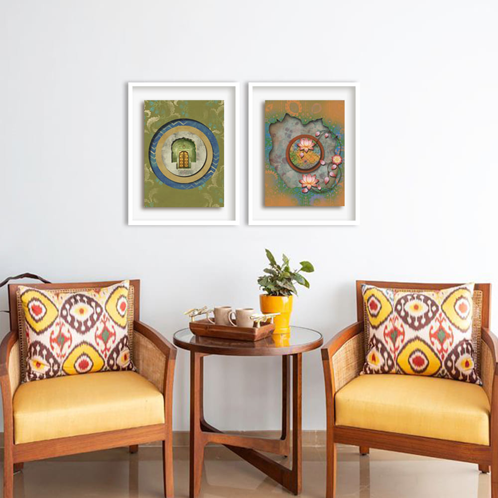 Gharana 5 Traditional Artwork Canvas Print for Wall