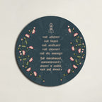 Jain Namokar Mantra (Navkar Mantra) Art Canvas Wall Print