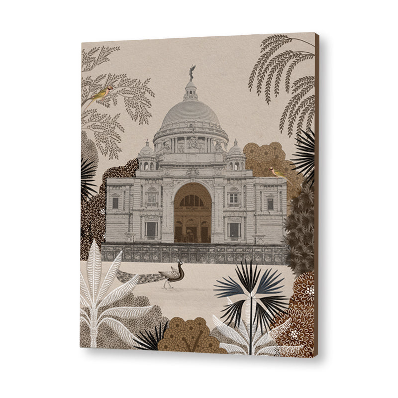 Nostalgic Grandeur Traditional Artwork Canvas Print for Wall