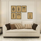 Ornate (Set of 6) Traditional Artwork Canvas Print for Wall