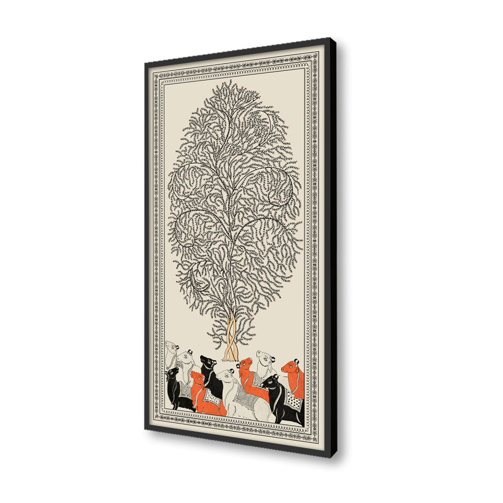 Timeless Tapestry Traditional Artwork Canvas Print for Wall