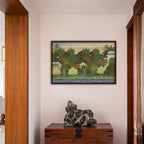 Pichwai Forest Traditional Artwork Canvas Print for Wall