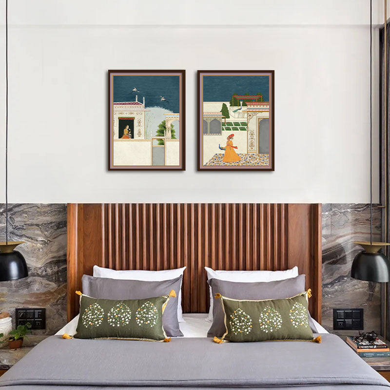 Studio Artemist Traditional Rajwada set of 2 image 1  shown in a room