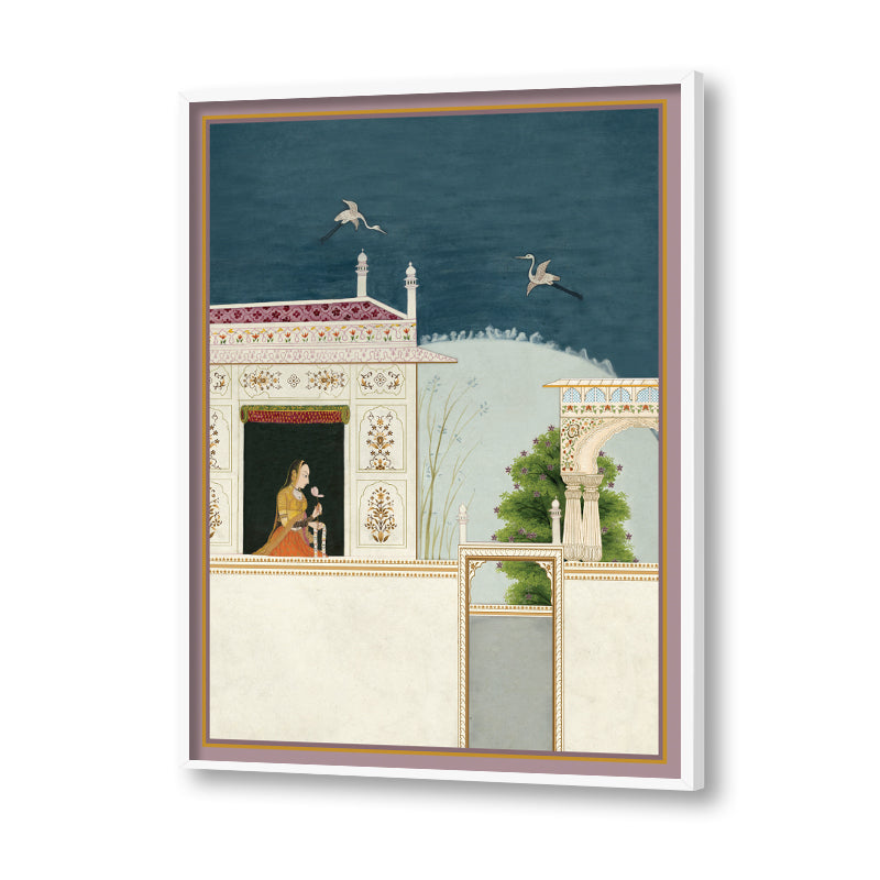 White frame
