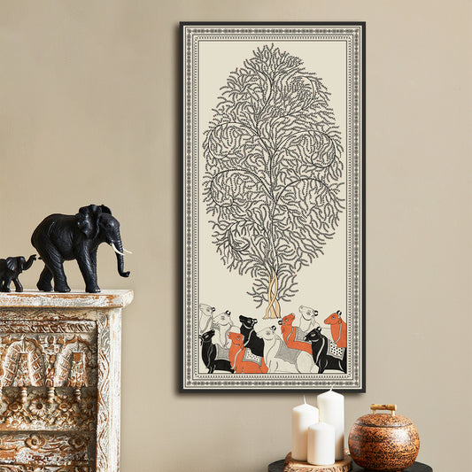Timeless Tapestry Traditional Artwork Canvas Print for Wall
