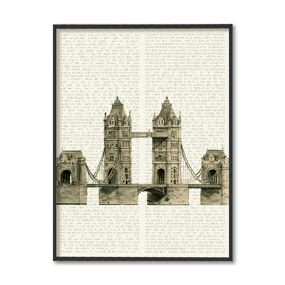 Travel Tales 1 Vintage Artwork Canvas Print for Wall