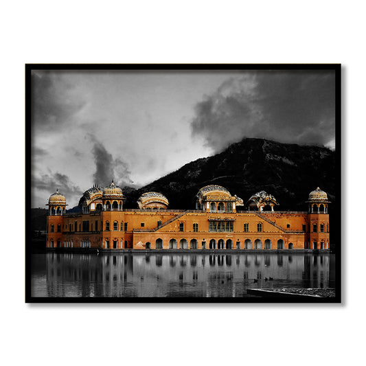 Traveler's Tapestry 3 Black and White Wall Artwork | Pop Canvas Painting for Wall | Wall Decor | Wall Painting for Living Room | Bedroom