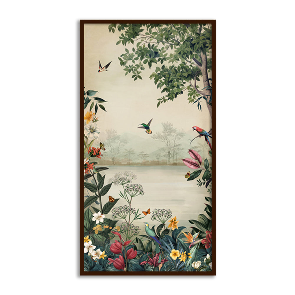 Tropical Haven Nature Artwork Canvas Wall Print