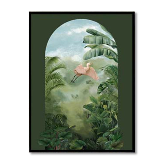 Tropical Jungle 1 Wall Art | Nature Wall Artwork Canvas Painting for Wall | Wall Decor | Wall Painting