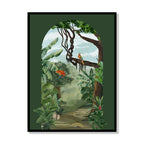 Tropical Jungle No. 4 – Nature Art Canvas Wall Print