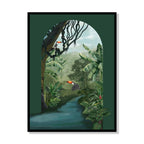 Tropical Jungle No. 7 – Nature Canvas Art Print for Wall