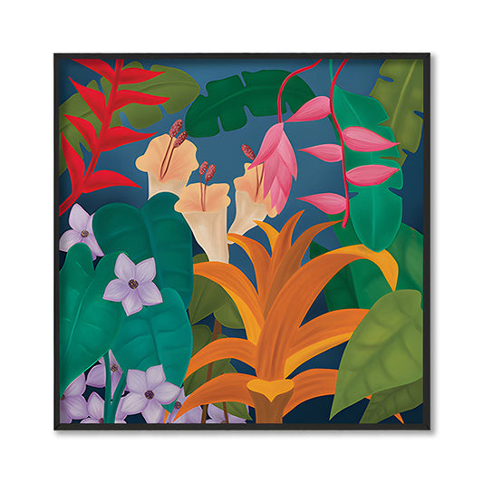 Tryst With Nature 2 (Square) Artwork Canvas Wall Print