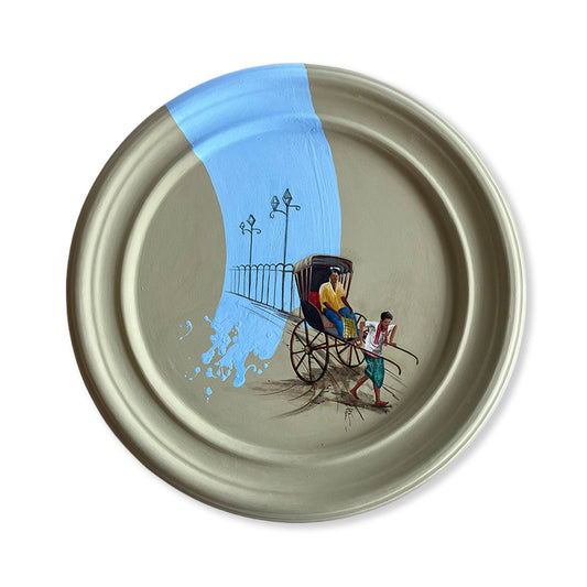 Urban Narratives - Cycle Stories (Acrylic Painting on Canvas)