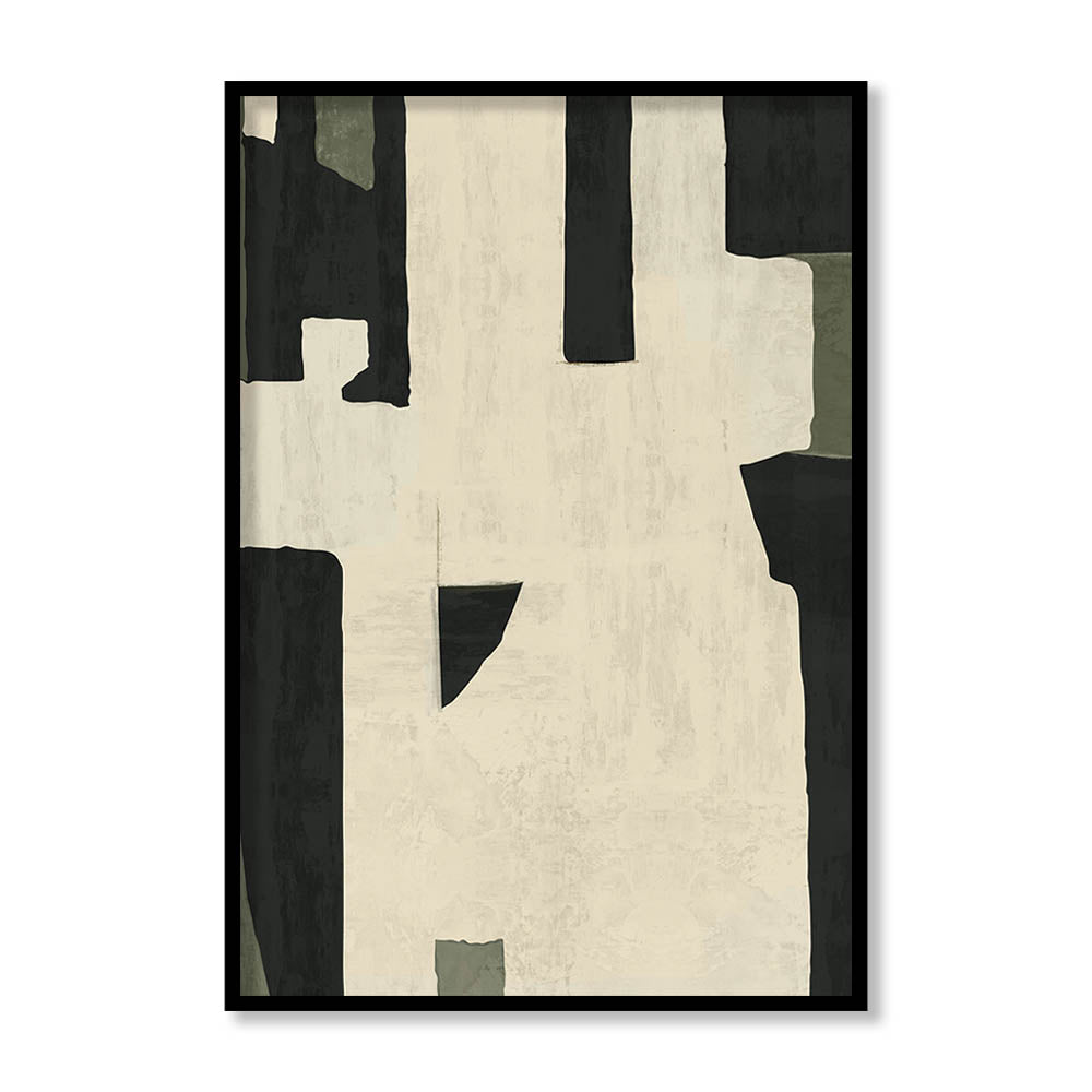 Urban Still - Neutral Abstract Art Print | Studio Artemist