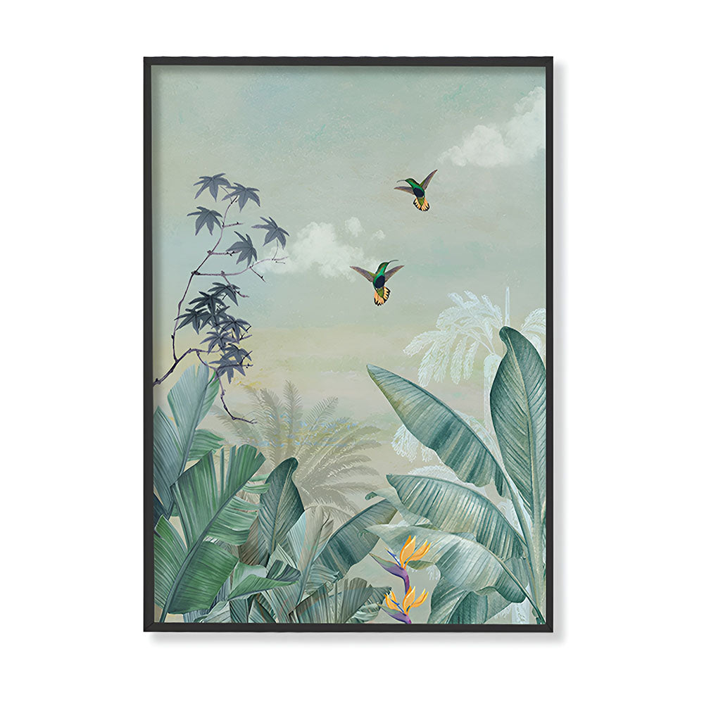 Utopian Jungle No. 2 – Nature Artwork Canvas Wall Print