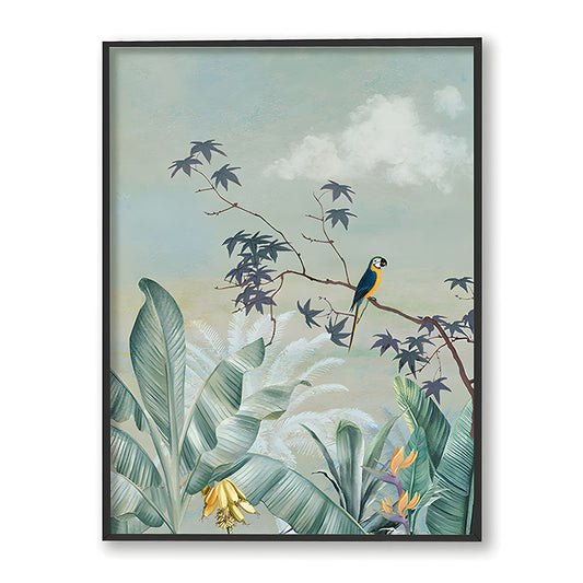 Utopian Jungle 1 Nature Artwork Canvas Wall Print