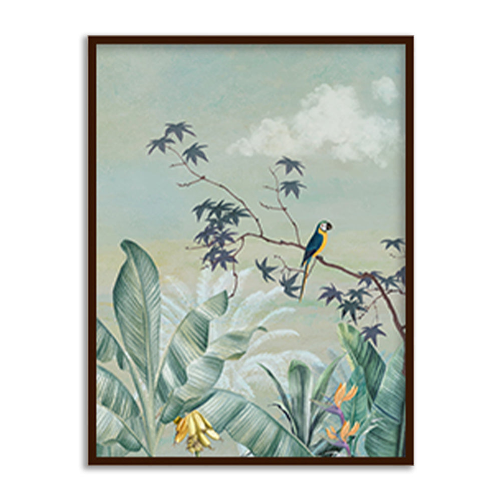 Utopian Jungle 1 Nature Artwork Canvas Wall Print