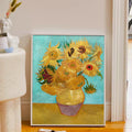 Vase with Twelve Sunflowers by Vincent - Famous Painting Canvas Print