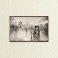 Monsoon Nostalgia 1 Vintage Artwork Canvas Print for Wall