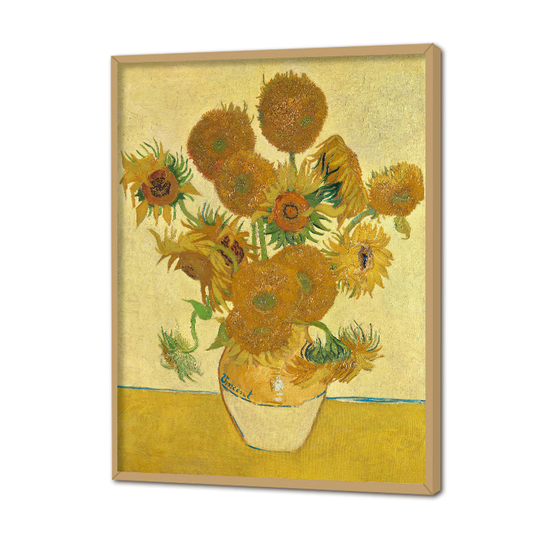Sunflowers by Vincent - Famous Painting Canvas Print