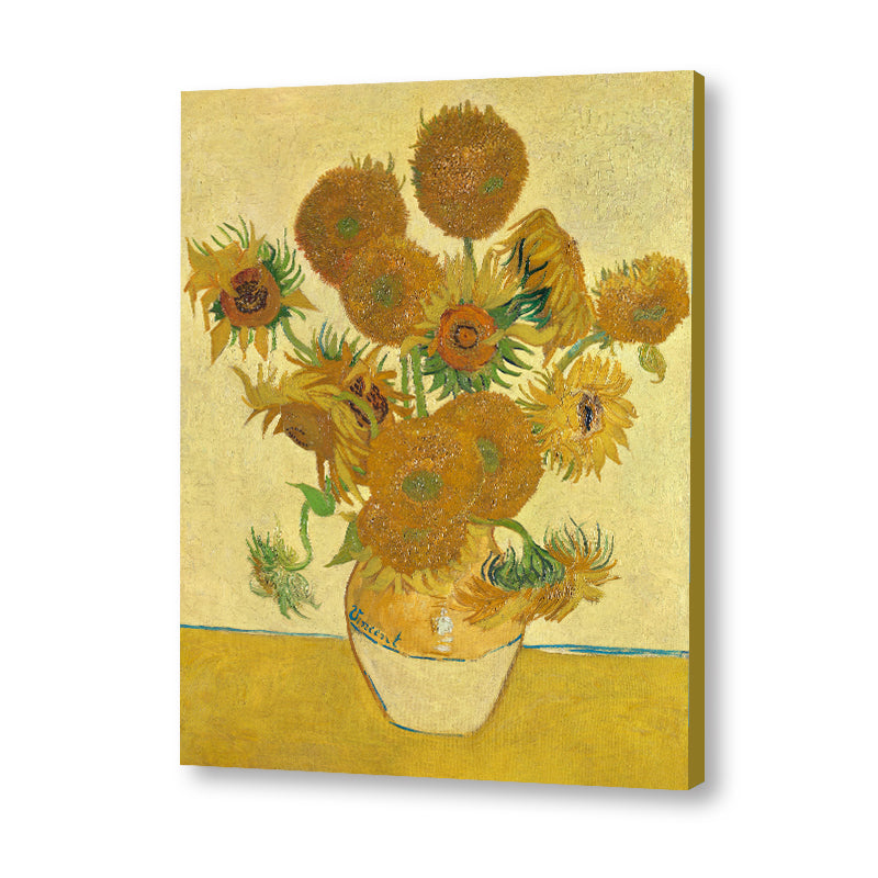 Sunflowers by Vincent - Famous Painting Canvas Print