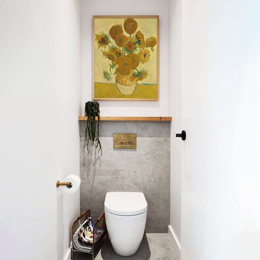 Sunflowers by Vincent - Famous Painting Canvas Print