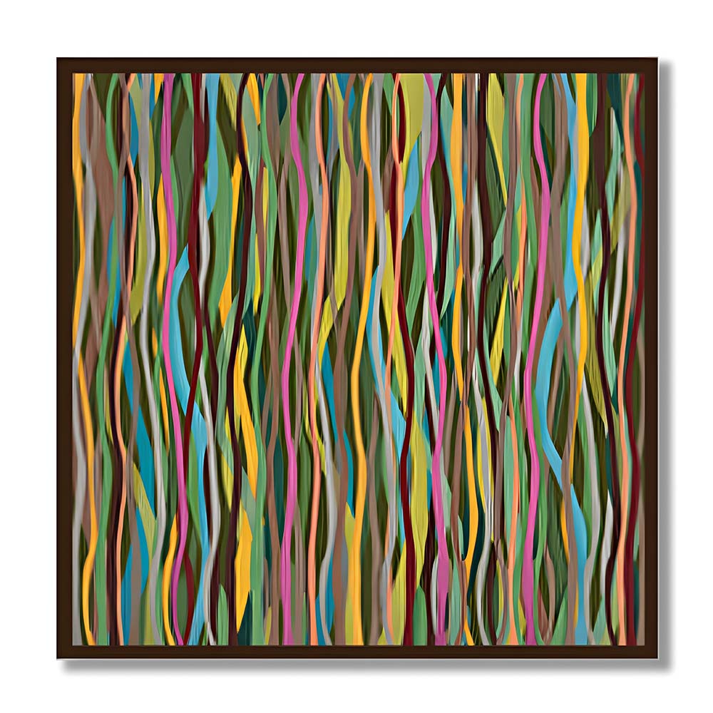Vines Abstract Canvas Wall Art Print