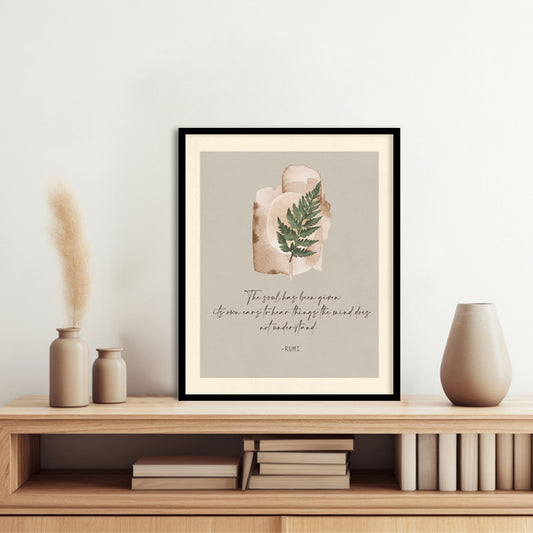 Rumi Quotes 3 Vintage Wall Artwork | Canvas Painting for Wall | Wall Decor | Wall Painting for Living Room | Bedroom