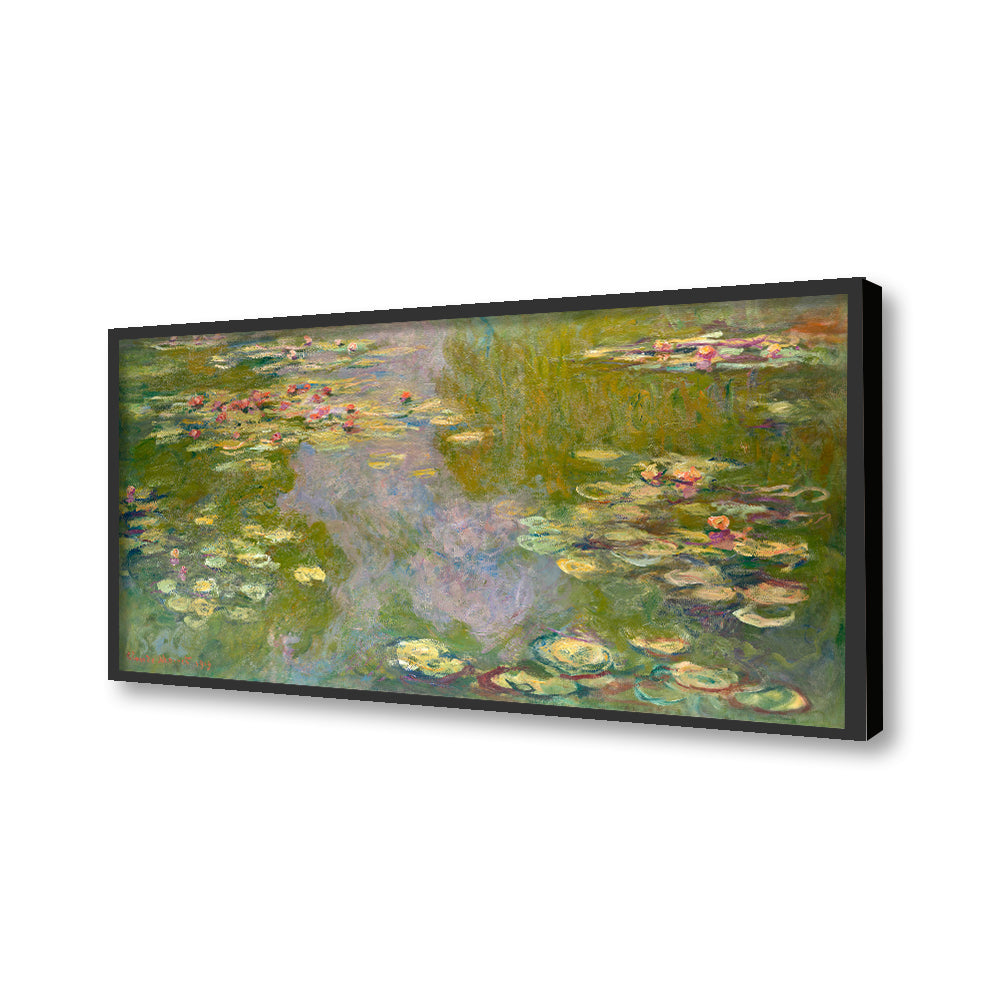 Water Lilies by Claude - Famous Painting Canvas Print