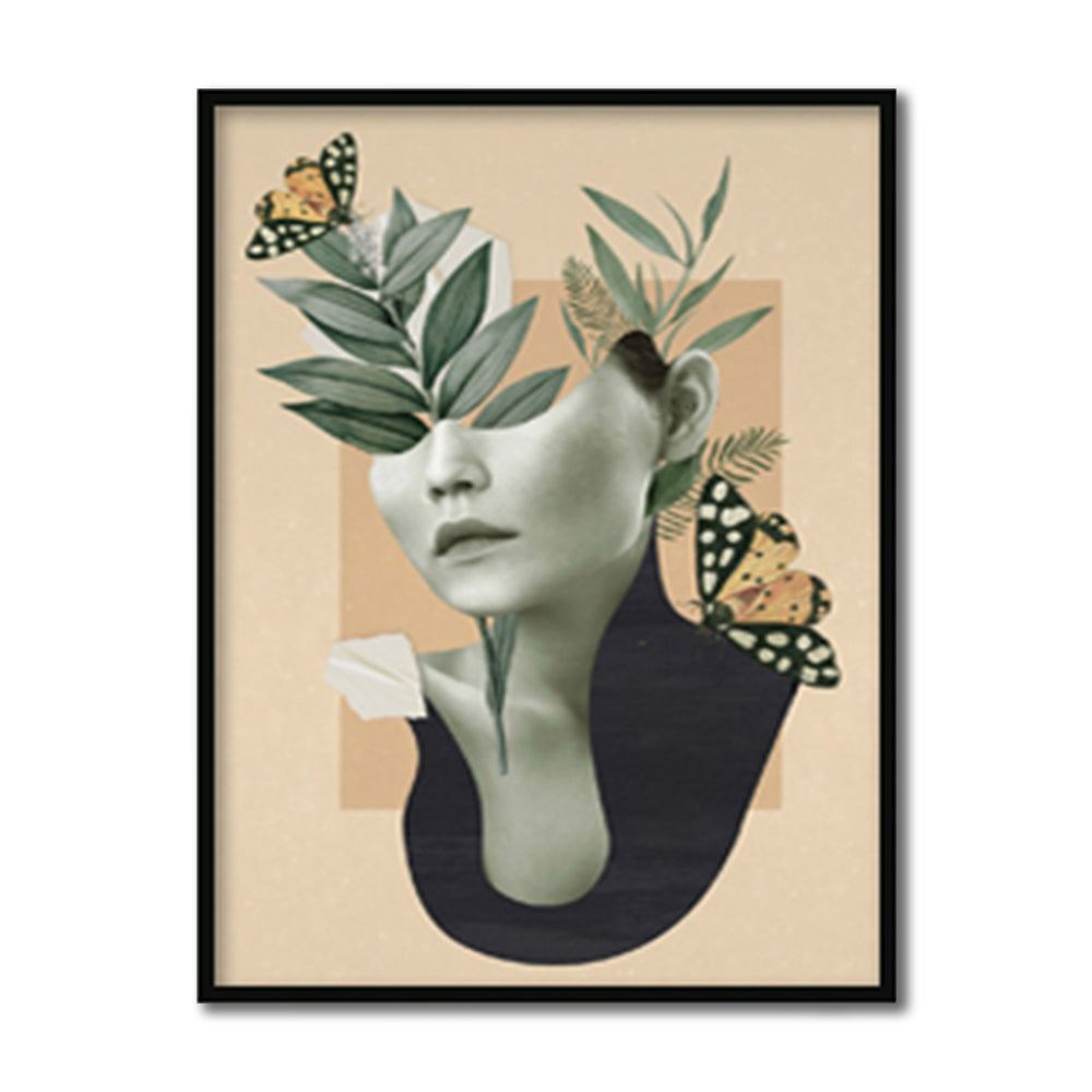 With My Greens 1 Scandinavian Canvas Wall Art Print