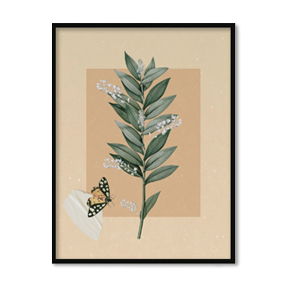 With My Greens 3 Scandinavian Canvas Wall Art Print