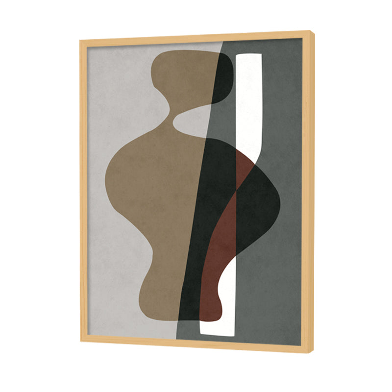 Into the Shadows 2 Abstract Canvas Wall Art Print