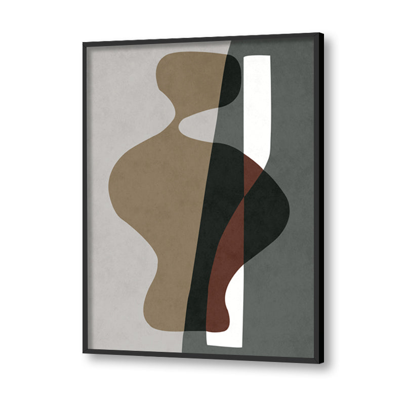 Into the Shadows 2 Abstract Canvas Wall Art Print