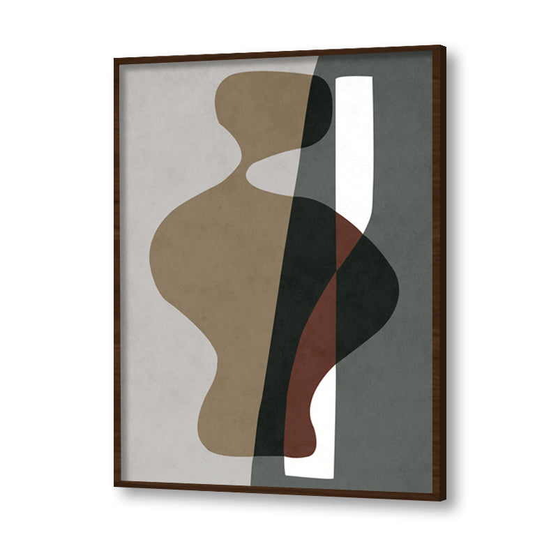 Into the Shadows 2 Abstract Canvas Wall Art Print