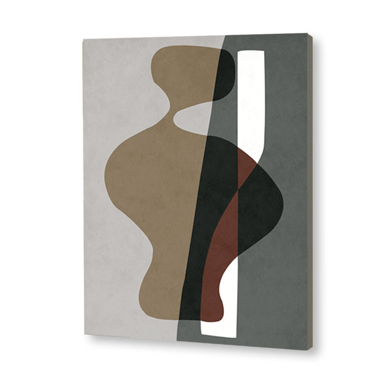 Into the Shadows 2 Abstract Canvas Wall Art Print